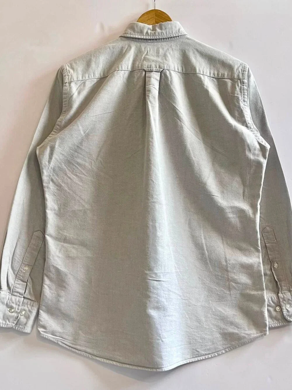 Off-White Cotton Oxford Button-Down Shirt - Picture 2 of 4